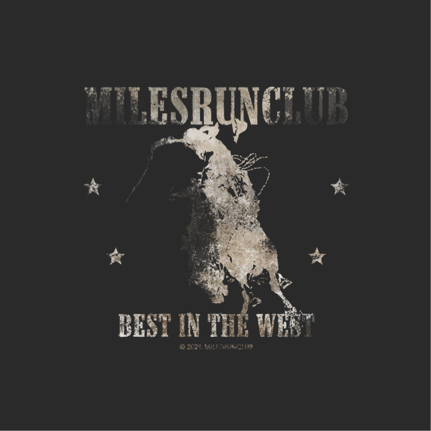 BEST IN THE WEST TEE - FADED BLACK