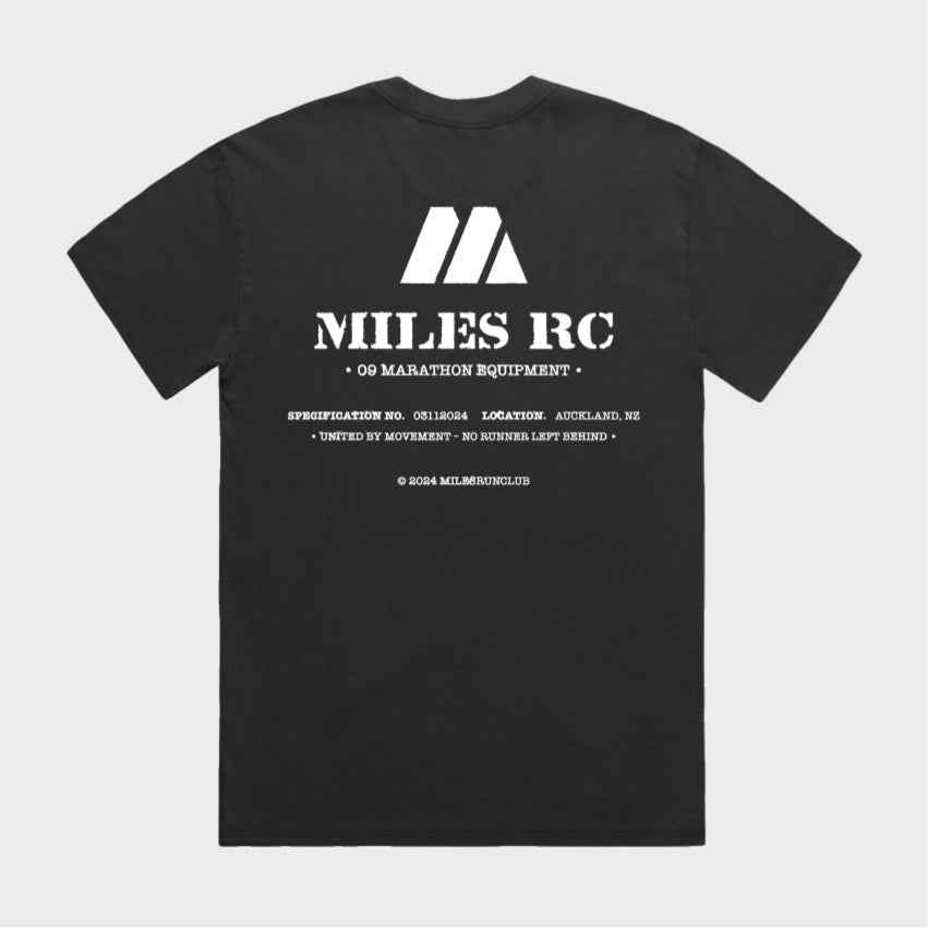 AUCKLAND MARA '24 TEE - FADED BLACK