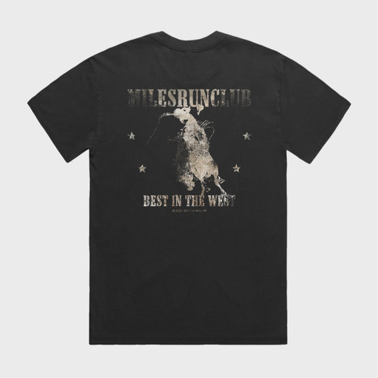 BEST IN THE WEST TEE - FADED BLACK