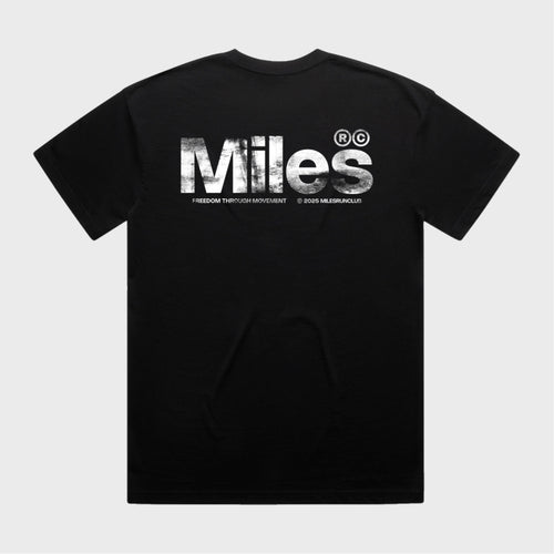 AGED TRADEMARK OVERSIZED TEE - BLACK